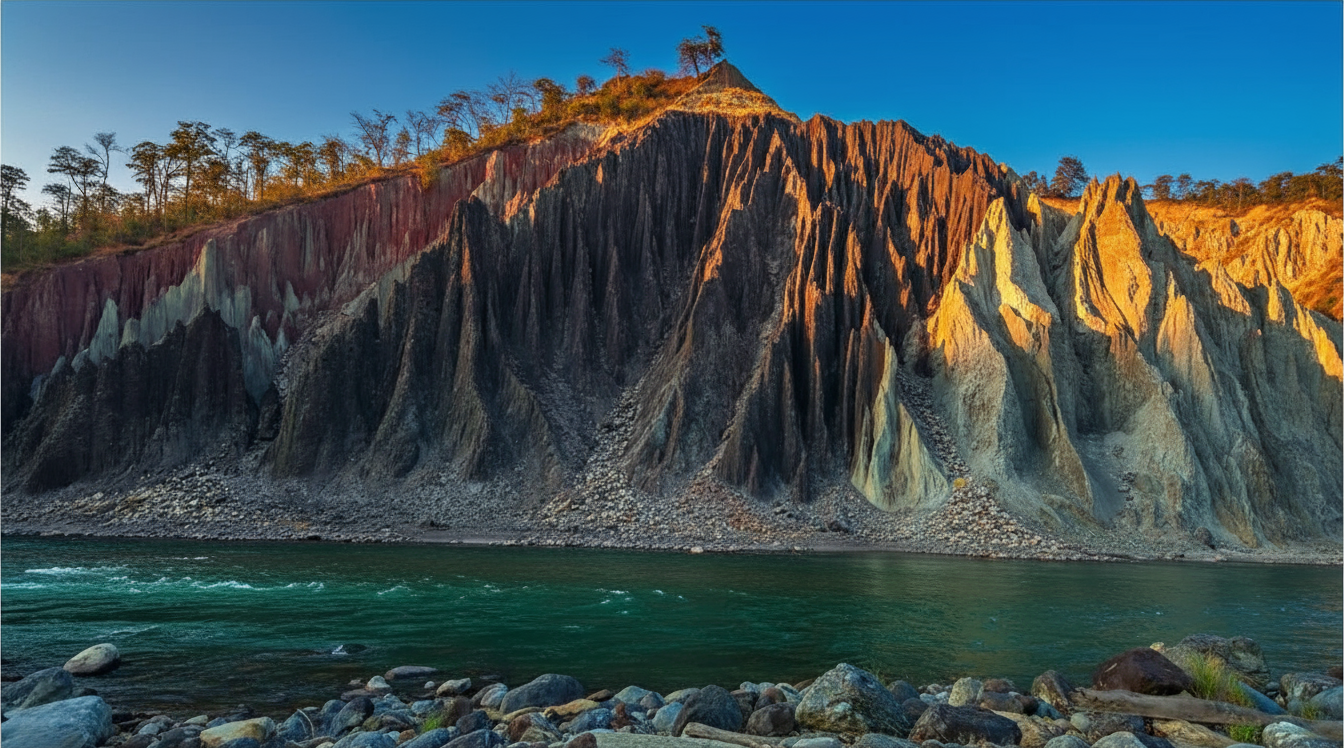 Bhutanghat Dooars river confluence Diana Rydak rivers meet scenic trekking base photography spot North Bengal wilderness