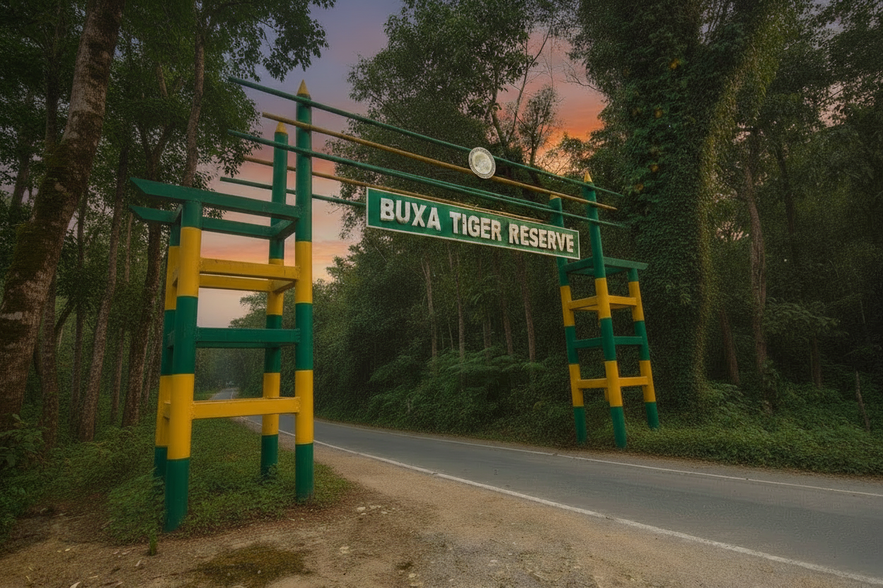 Buxa Tiger Reserve trekking Dooars with Bengal tigers rare wildlife and historic Buxa Fort in Eastern Himalayan forest sanctuary
